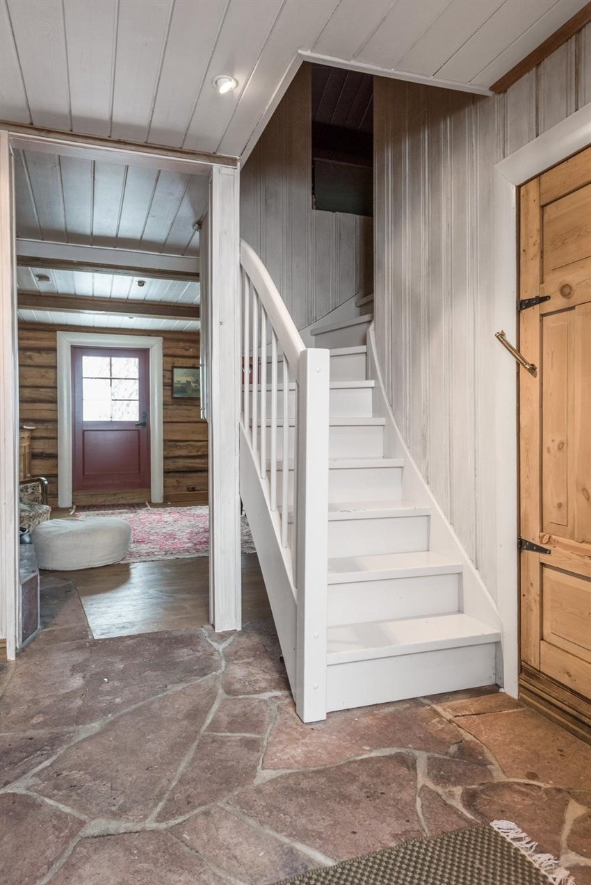 Trappeadkomst til loftsplan Galleribilde