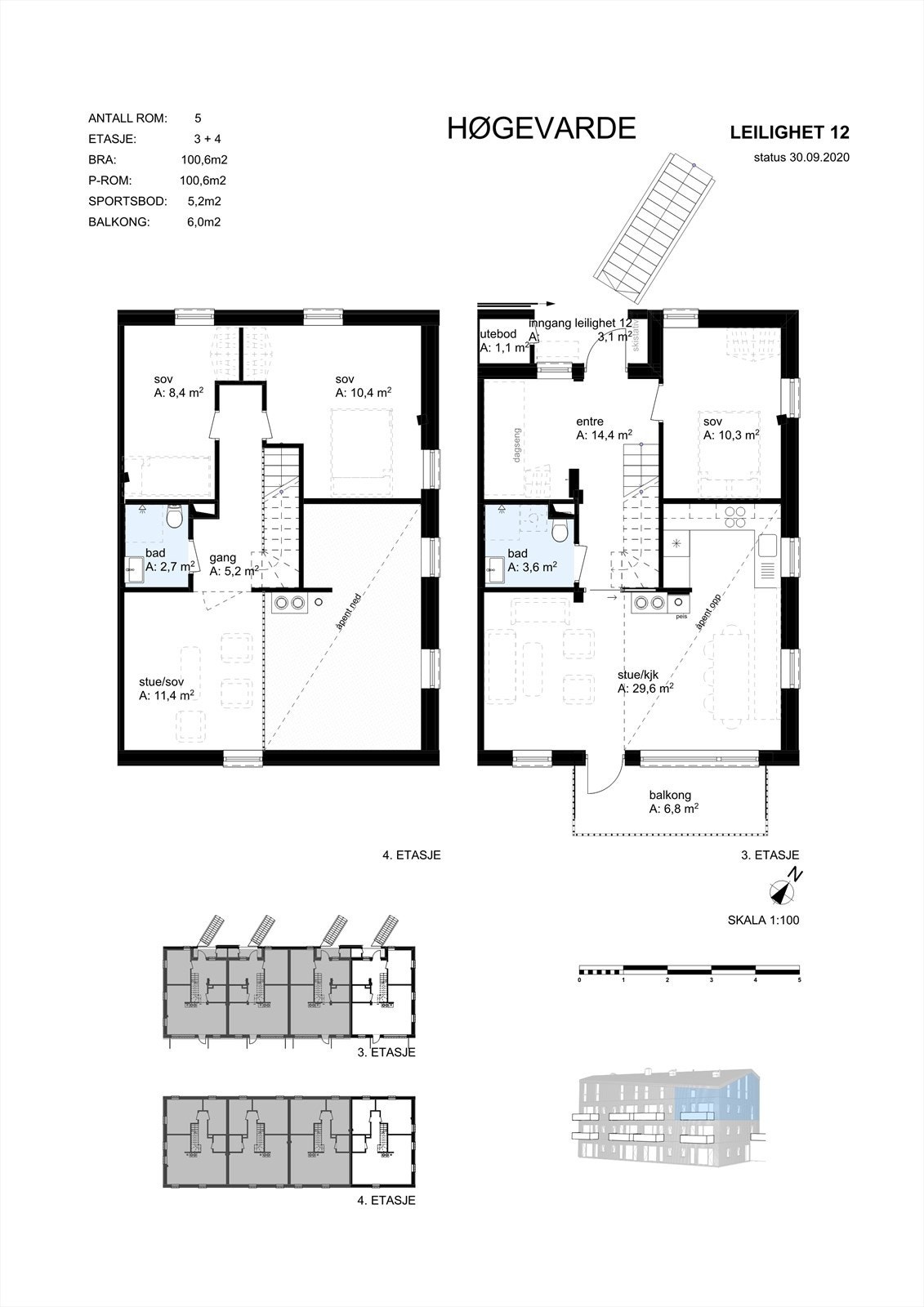 Leilighet 12 - Kr. 5 400 000,- Galleribilde