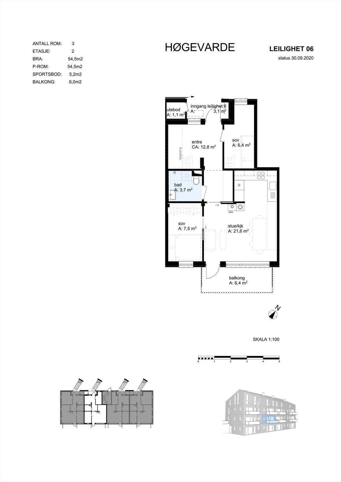 Leilighet 6 - Kr. 2 900 000,- Galleribilde