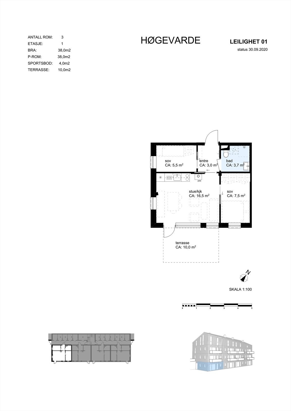 Leilighet 1 (Solgt) Galleribilde