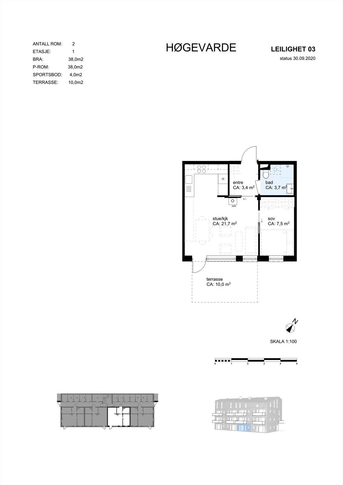 Leilighet 3 - (Solgt) Galleribilde