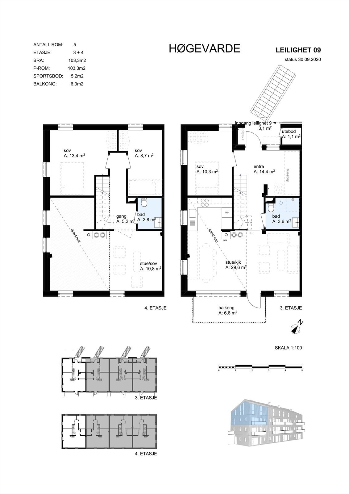 Leilighet 9 - Kr. 5 600 000,- Galleribilde