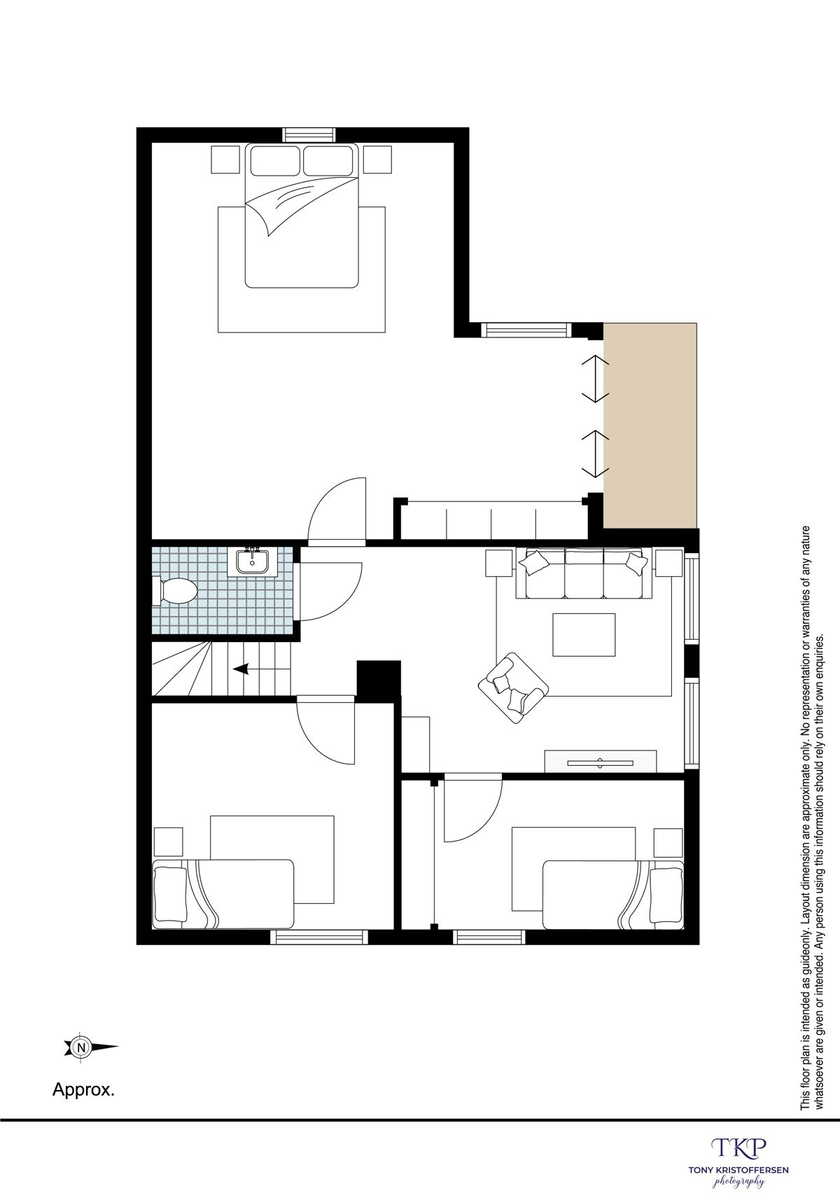 Plantegning andre etasje Galleribilde