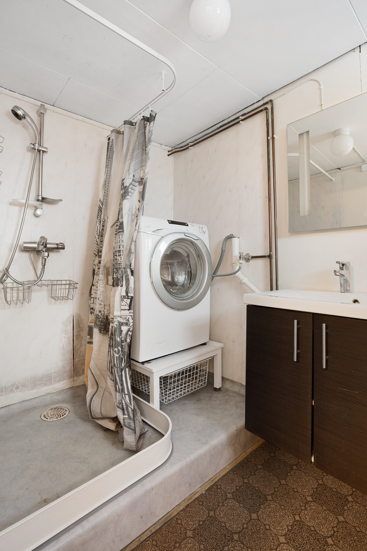 Badet har behov for renovering