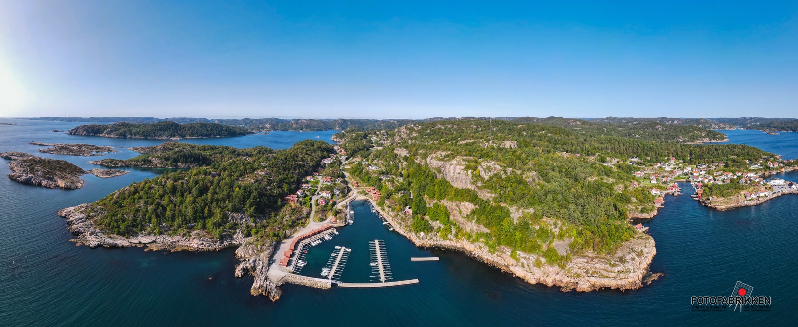 Lussevika Hyttefelt - Fra sjøen Galleribilde