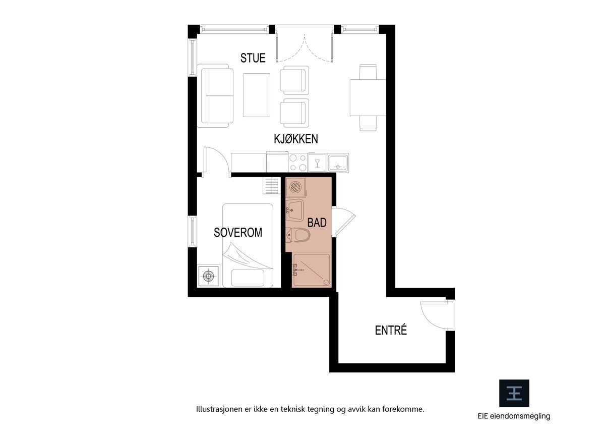 Plantegning Galleribilde