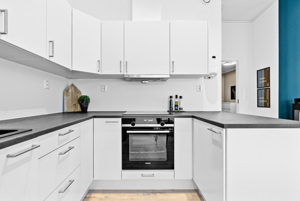 Innredningen er fra Sigdal med hvitvevarer fra Siemens Galleribilde