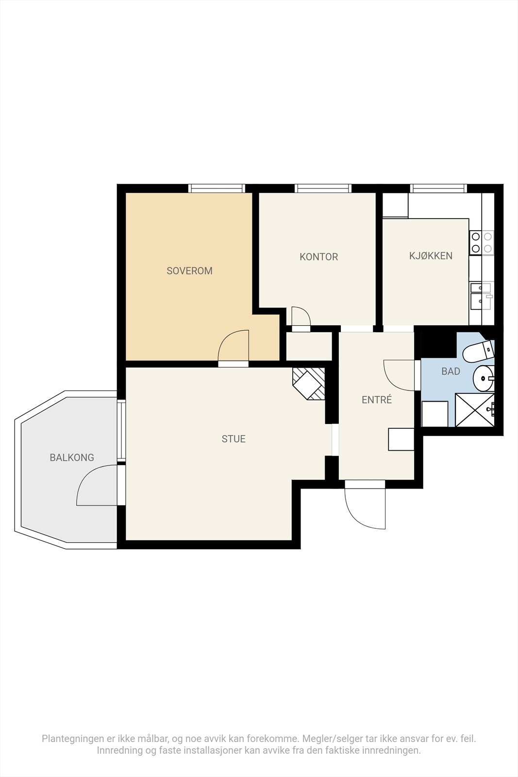 Plantegning Galleribilde