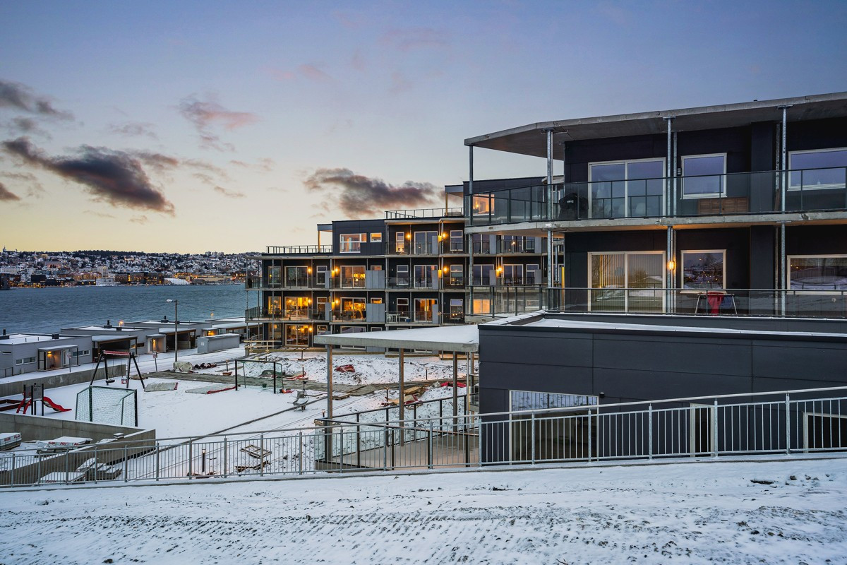 Utsikten mot Tromsøya