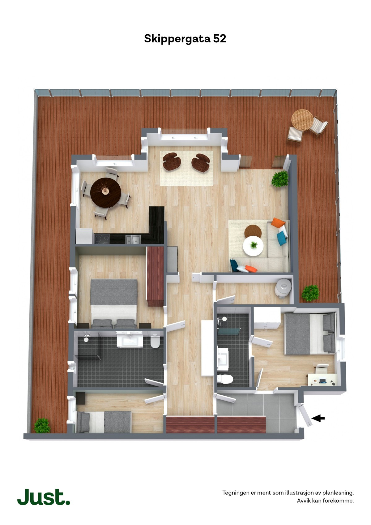 Planskisse 3D