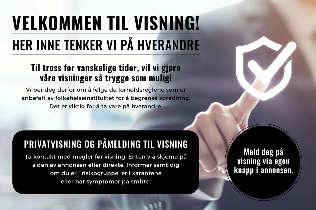 Husk å melde deg på visningene! Galleribilde