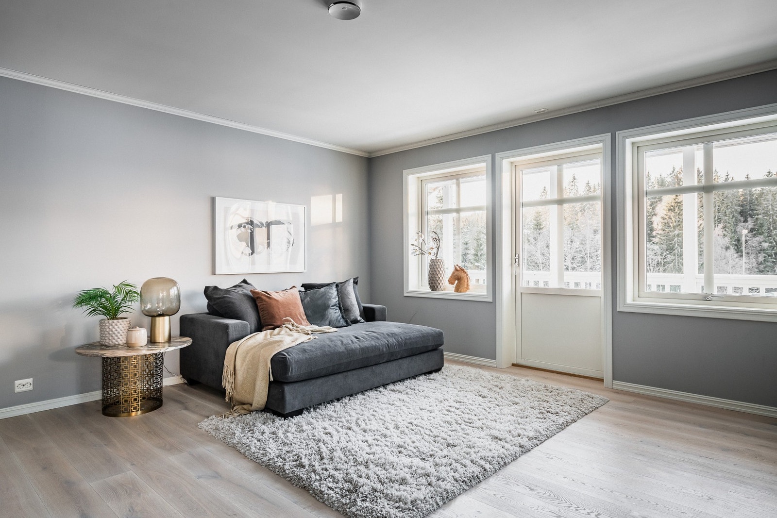 Et hyggelig sosialt rom med flotte lysforhold. Galleribilde