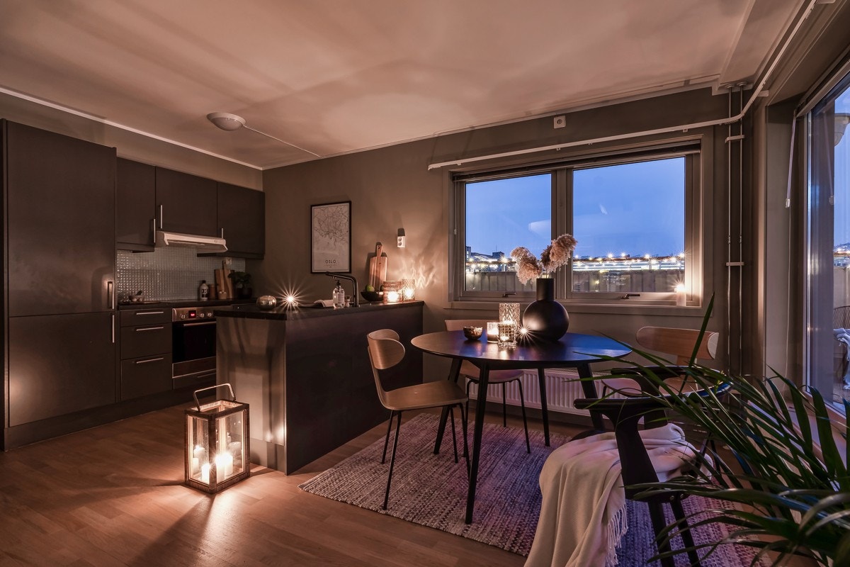 Kveldsstemning Galleribilde