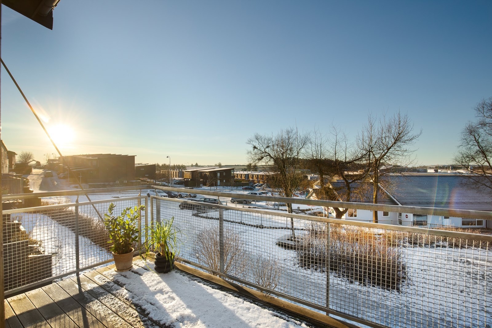 Solrik balkong vendt mot sørvest Galleribilde