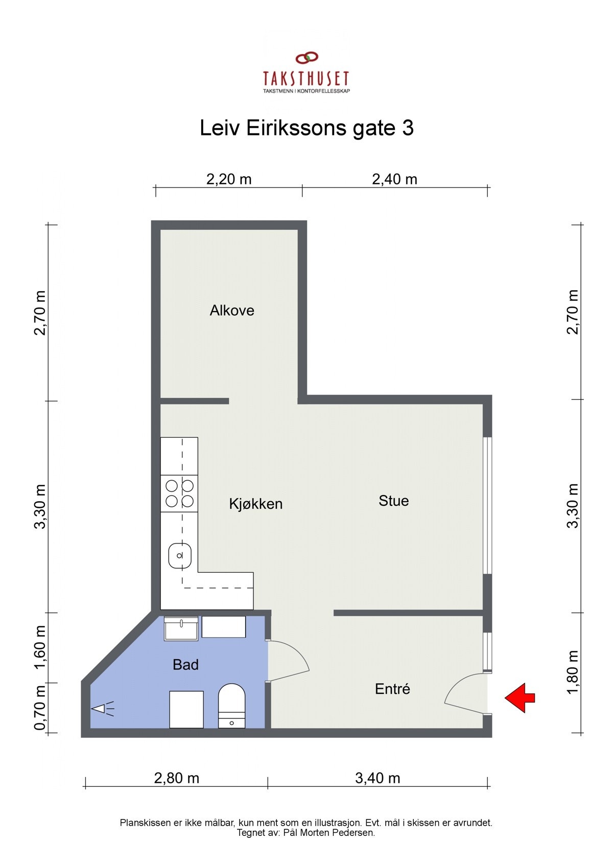 Leiv Eirikssons gate 3 - 1. Etasje Galleribilde