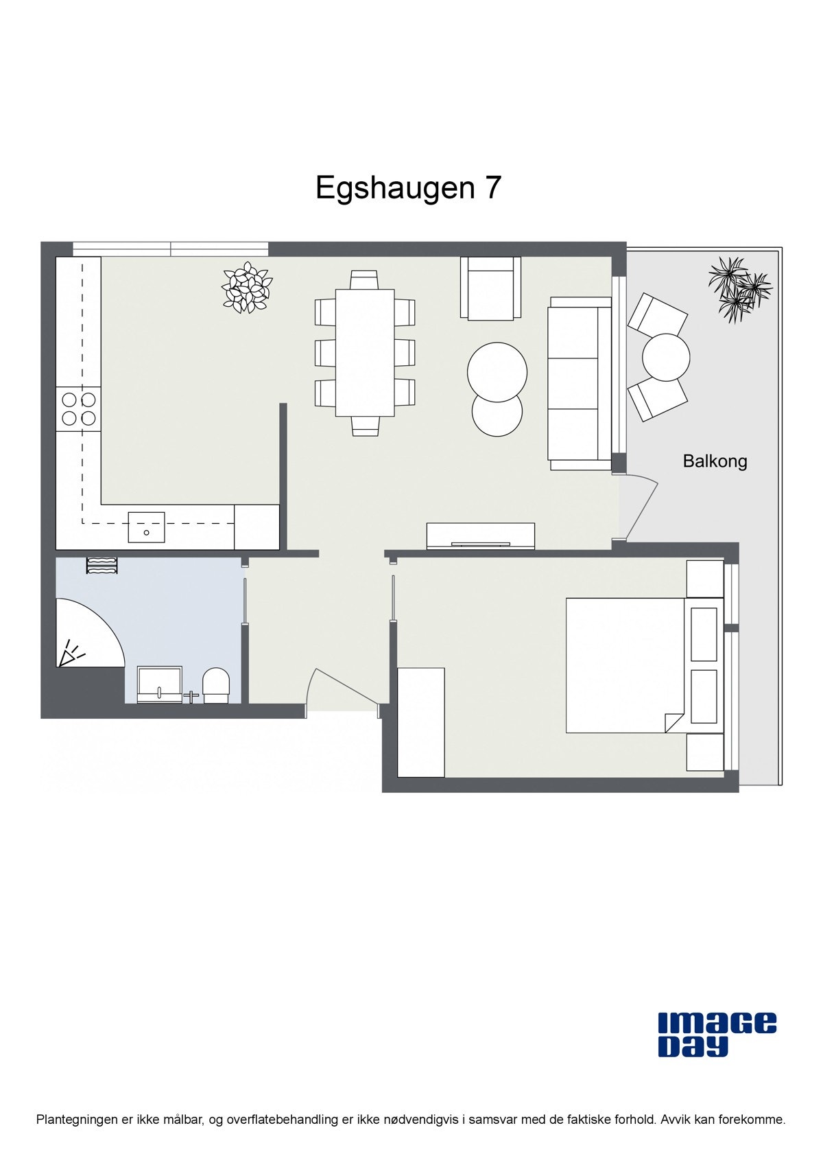 Plantegning laget av fotograf Galleribilde