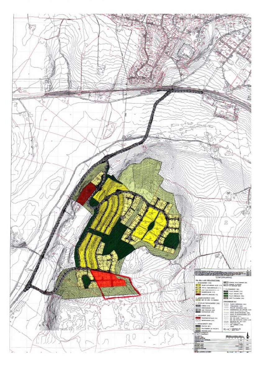 Reguleringsplanen er totalt på 537 dekar og det er planlagt mellom 470 og 585 nye boliger. Galleribilde