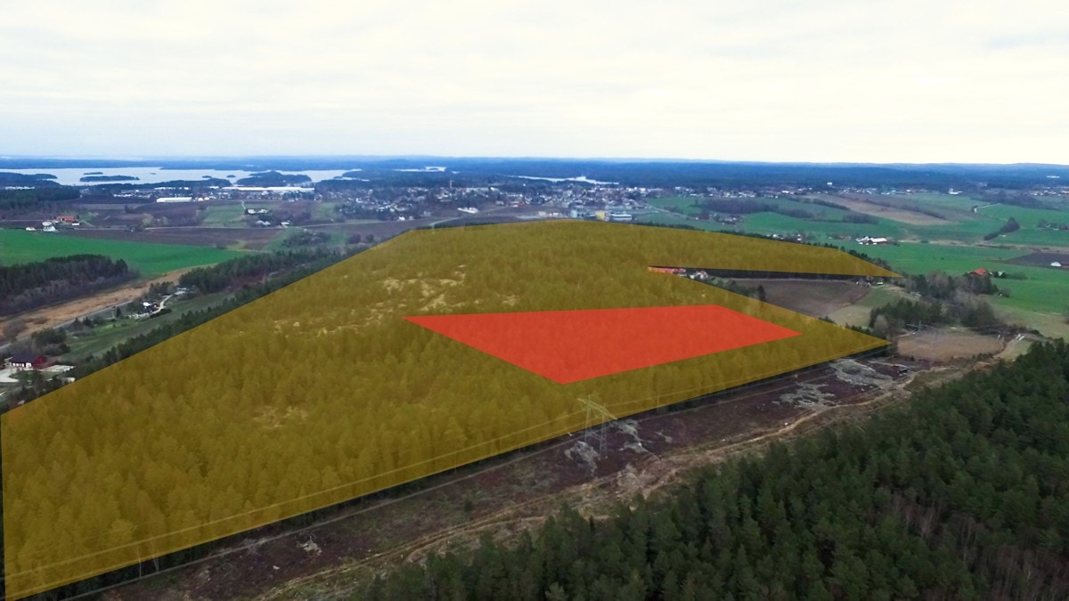 Tomt på 17,8 dekar med 16 boligtomter - Presentert av Tegneby & Grønnerød Landbruksmegling Galleribilde