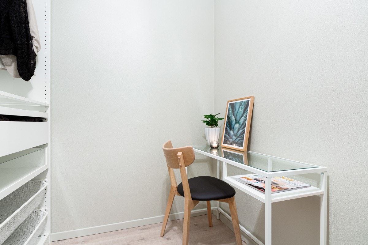 Dette rommet fungerer også utmerket som sovealkove og/eller kontor. Galleribilde