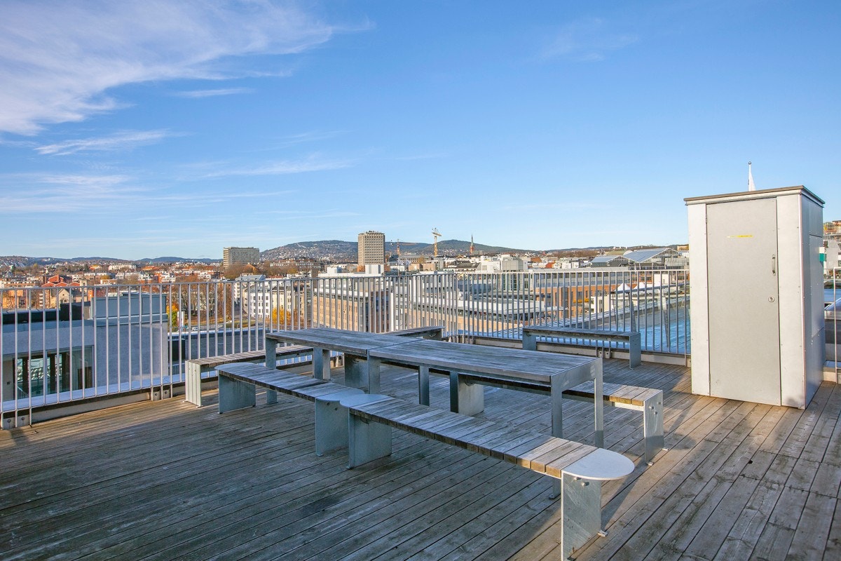 Felles takterrasse Galleribilde