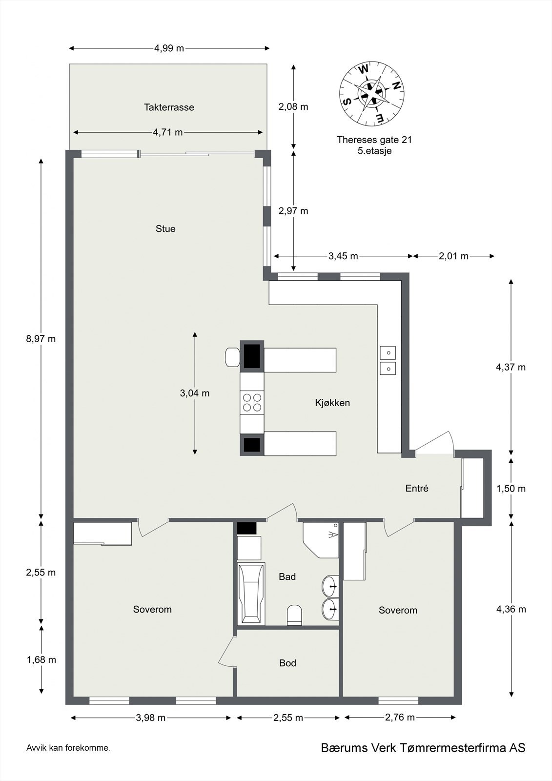Plantegning Galleribilde