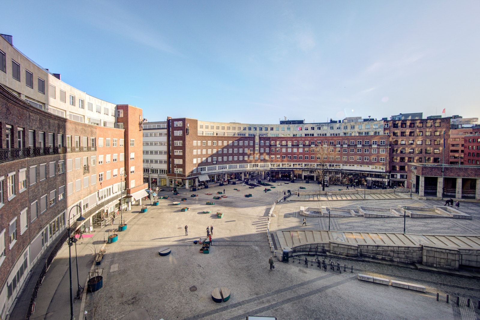 Utsikt fra kontorlokalene Galleribilde