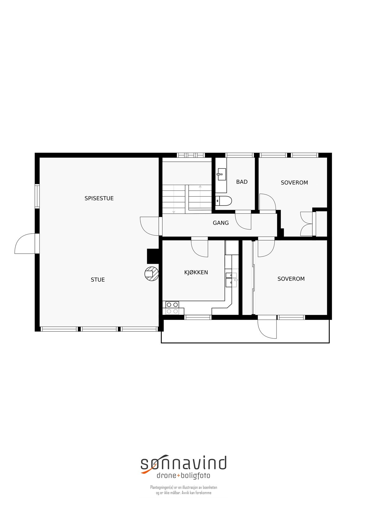 Plantegning 2. etg. Galleribilde