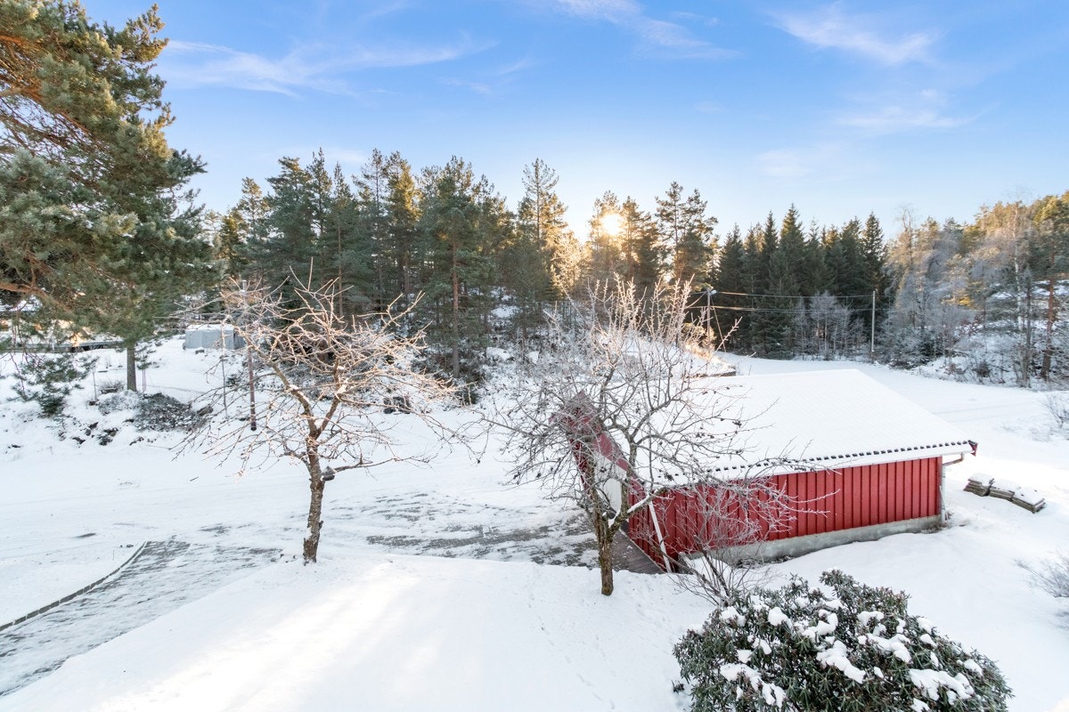 Lysløype rett på andre siden av veien Galleribilde