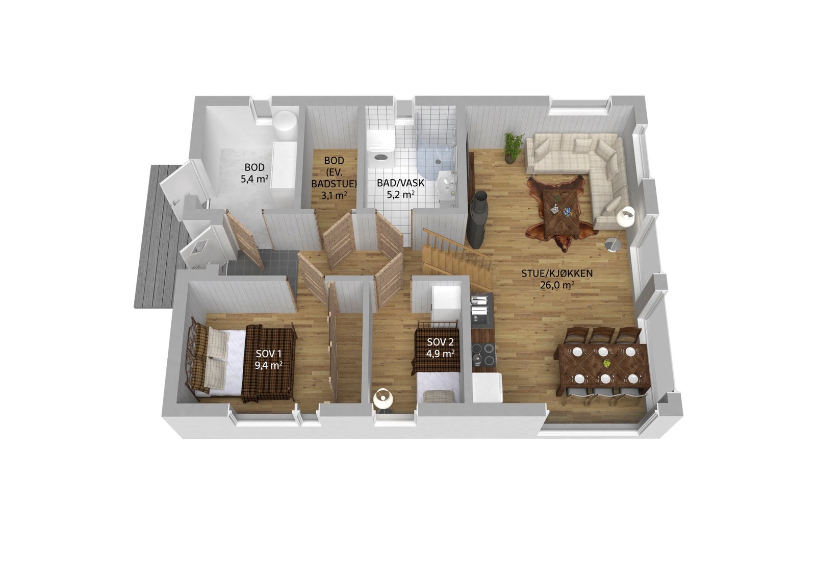 Kvarstad hovedplan Galleribilde