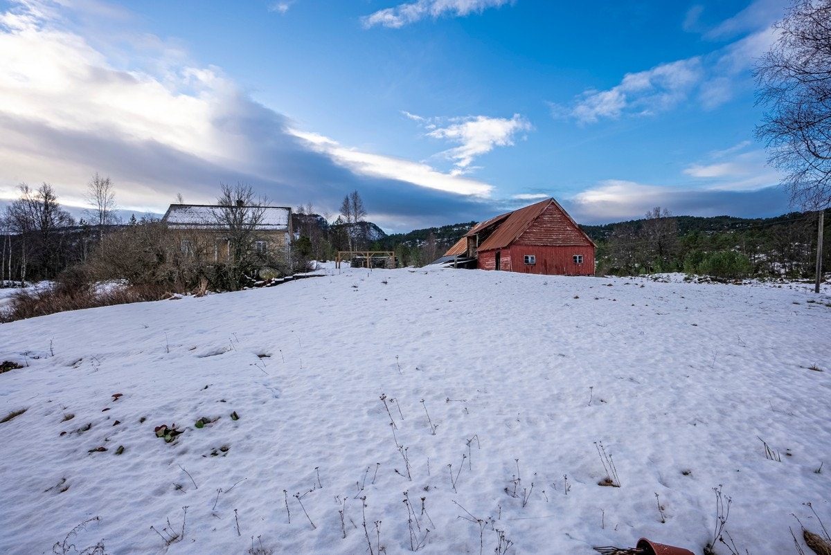 Utsikt mot sør fra bolighuset Galleribilde
