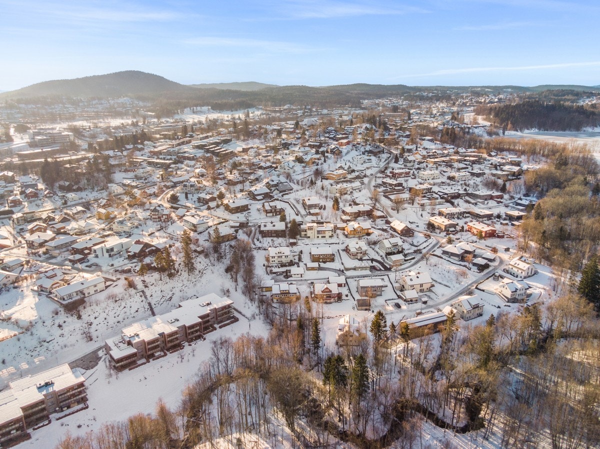 Fra eiendommen er det kort gange til golfbane, Hogstadvannet og turvei. Fortau til Asker sentrum. Galleribilde