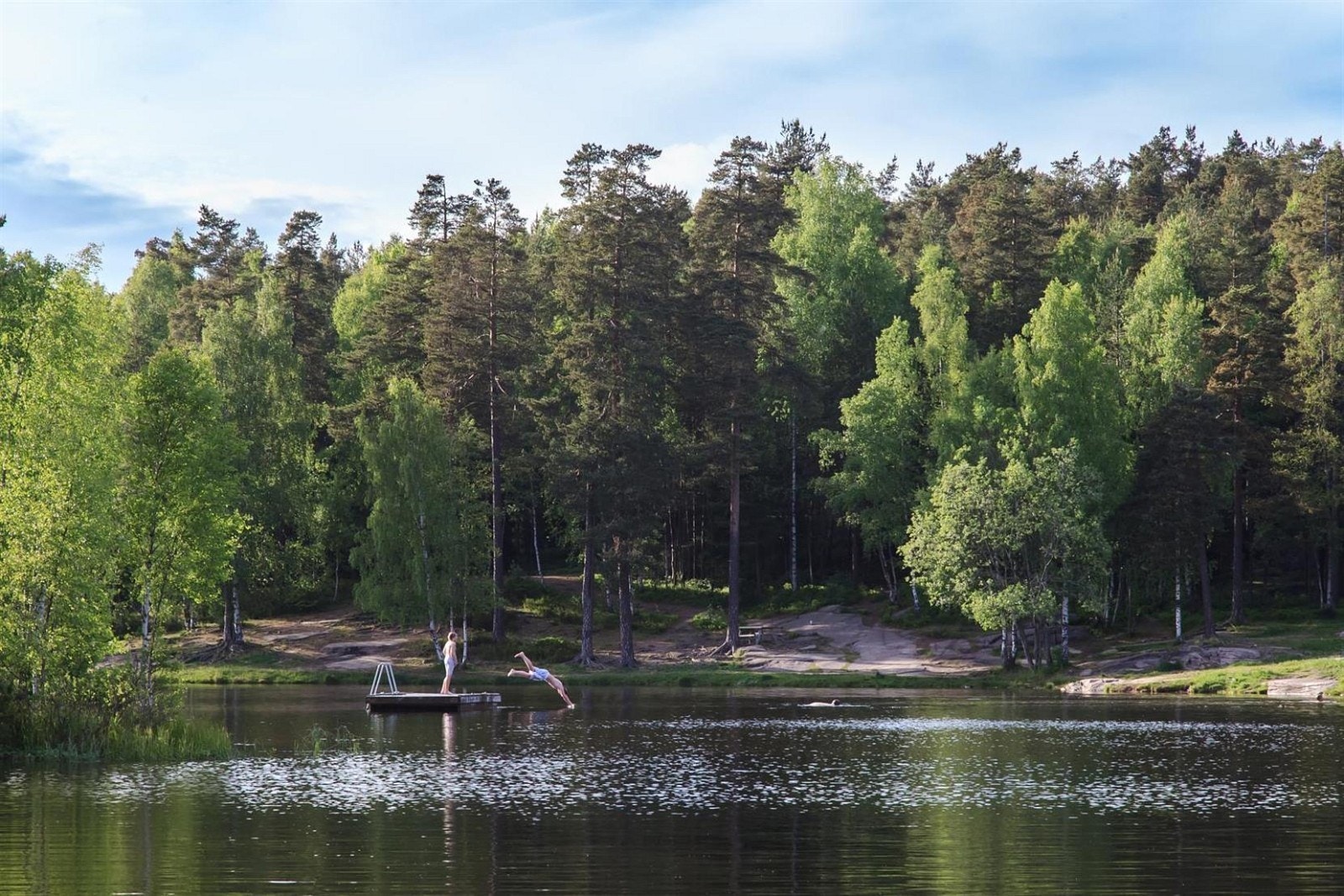 Vesletjern er et koselig badevann med flotte turmuligheter som ligger kun 10 minutter fra boligen. Galleribilde