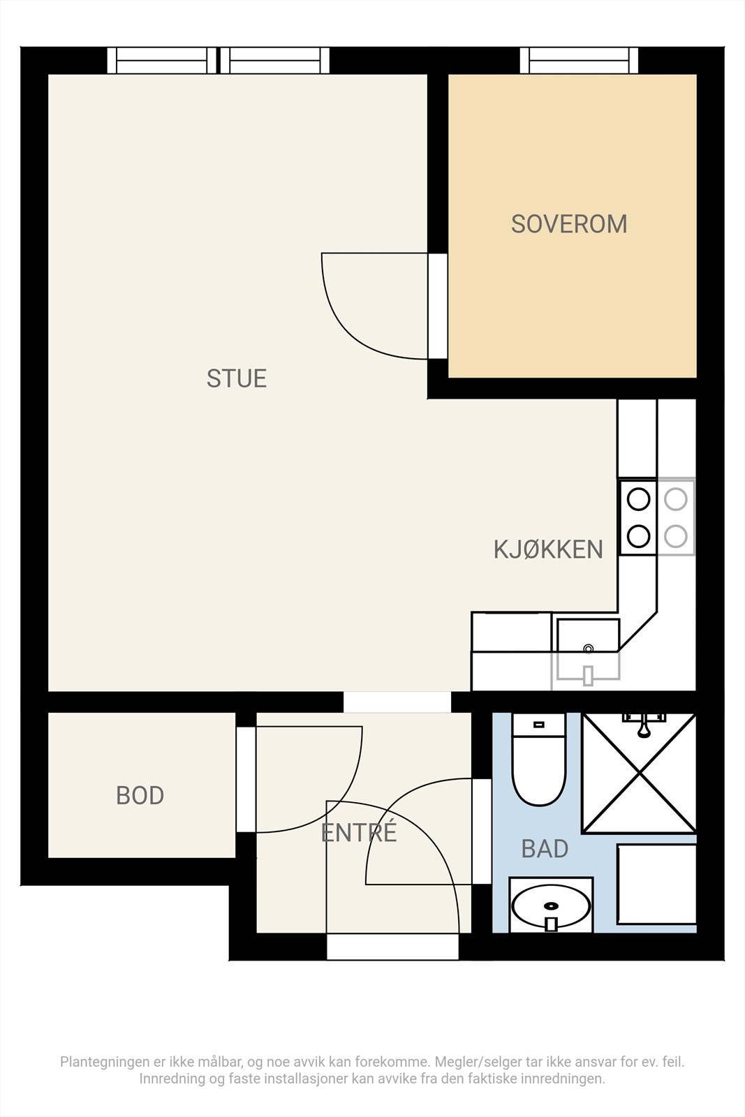 Plantegning Galleribilde