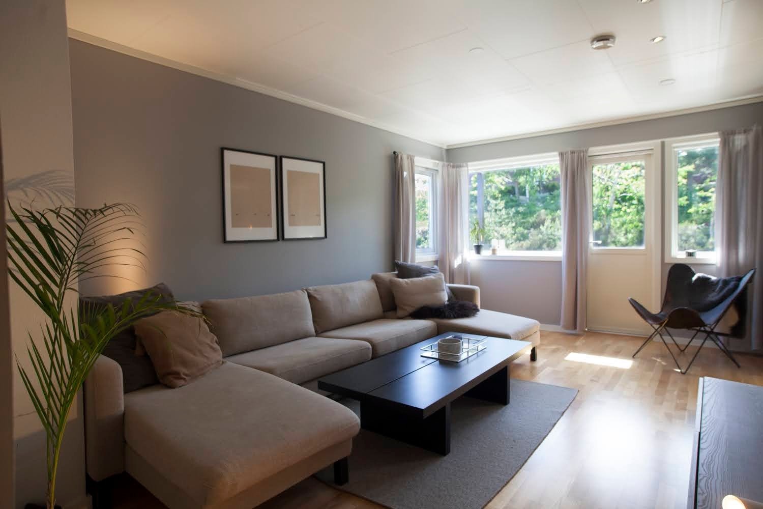 Lys, lekker stue Galleribilde