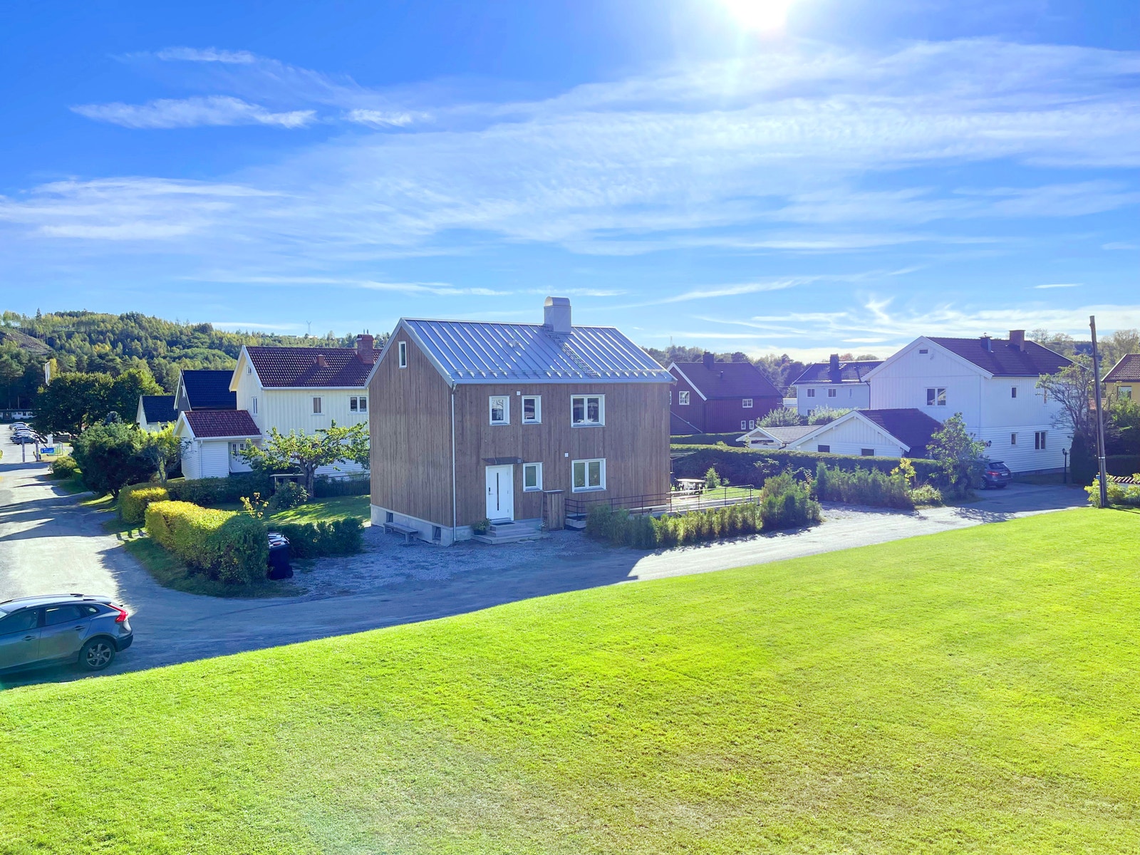 Grøntområde som nærmeste nabo. Galleribilde