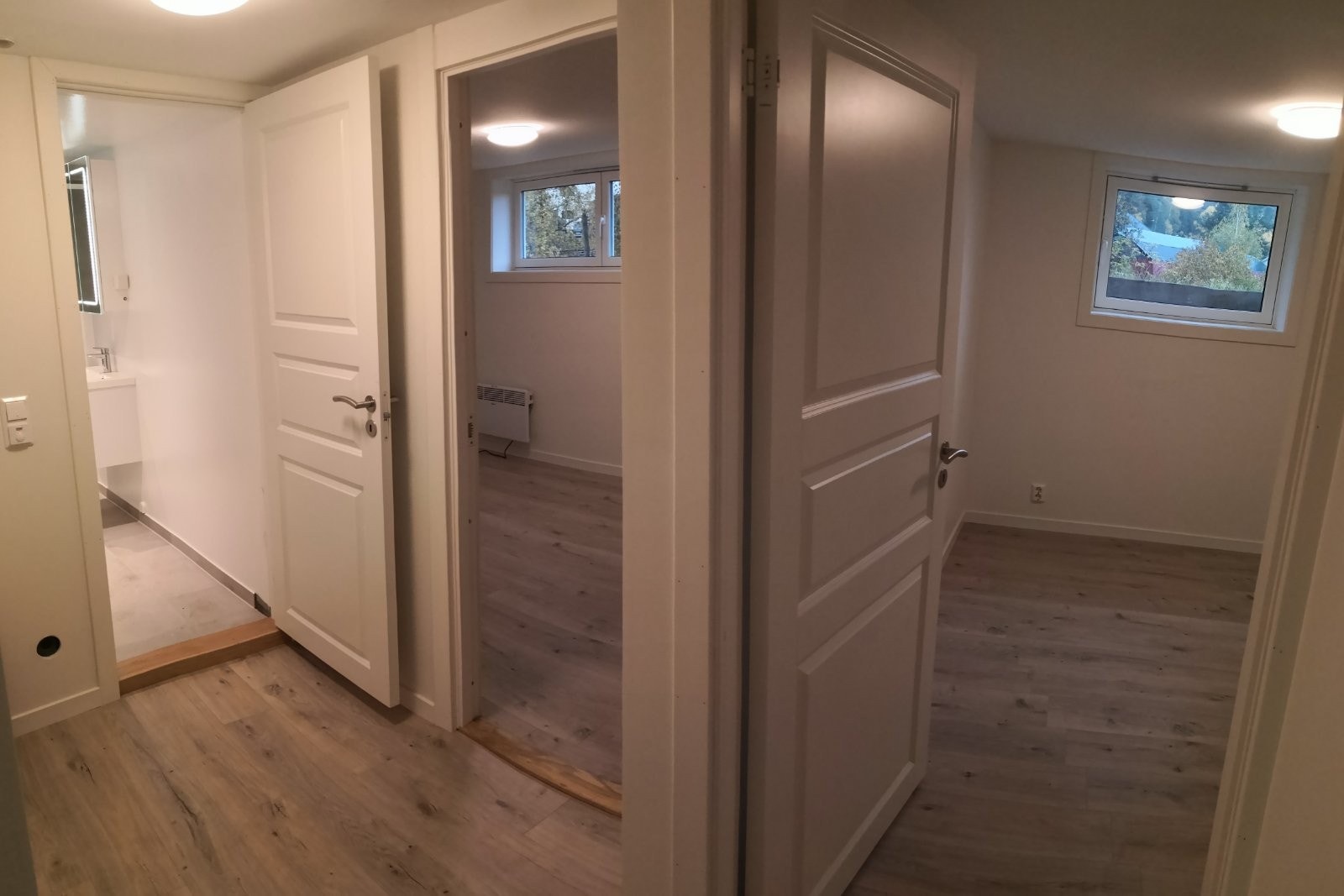 Gangen med sensorlys 3, 4 m2 Galleribilde