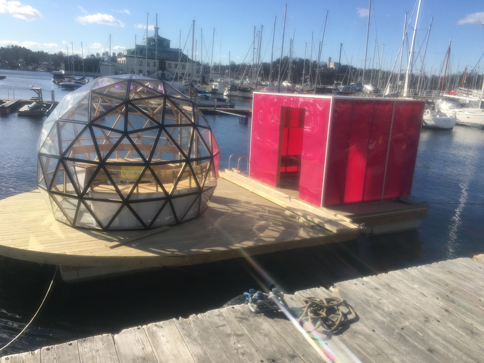 Badstu ved Konges Marina, 4 minutter unna Galleribilde