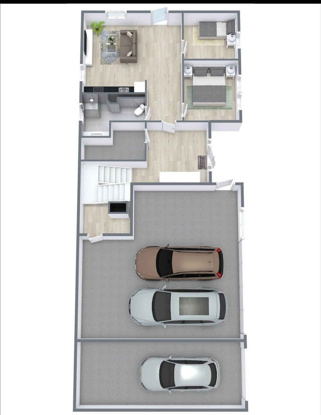 Planløsning sokkelleilighet - @fotoetcetera Galleribilde