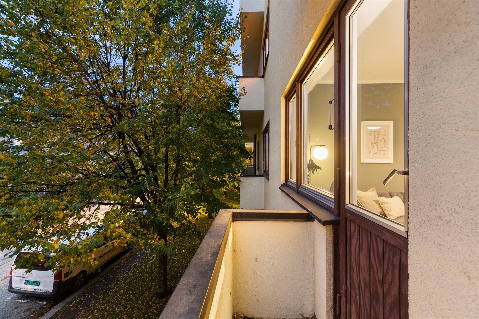 Brannbalkong Galleribilde