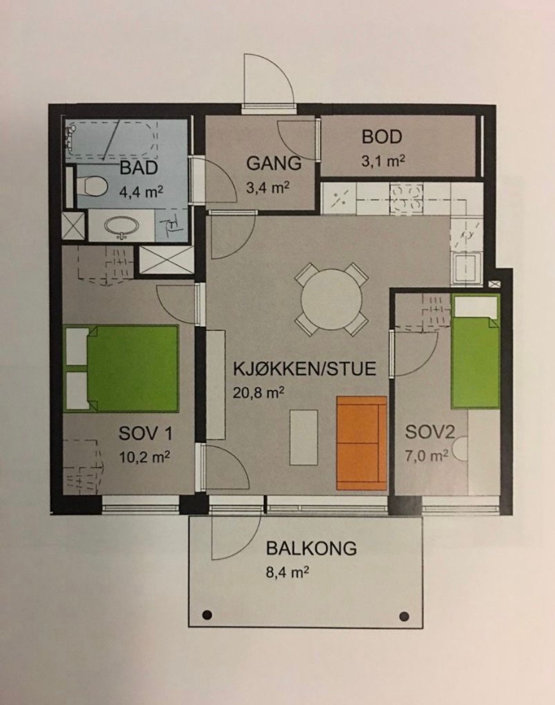 Planløsning Galleribilde