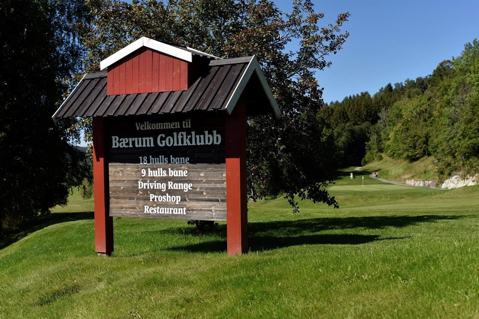 Bærum golfklubb som nærmeste nabo Galleribilde