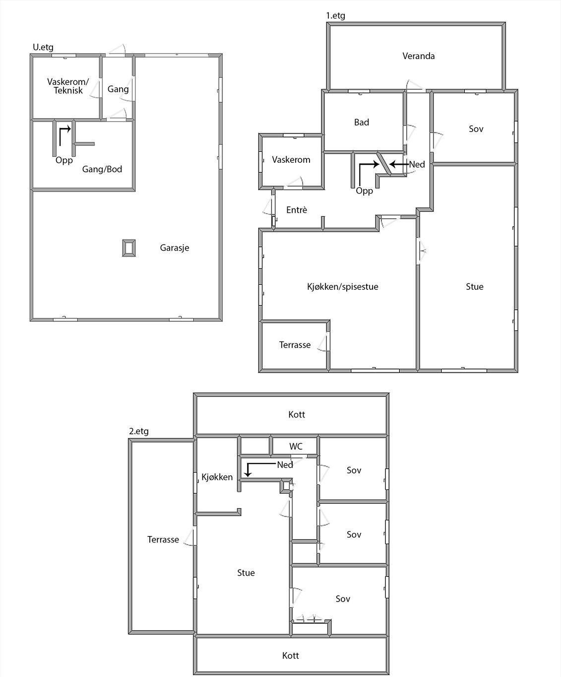 Plantegning Galleribilde