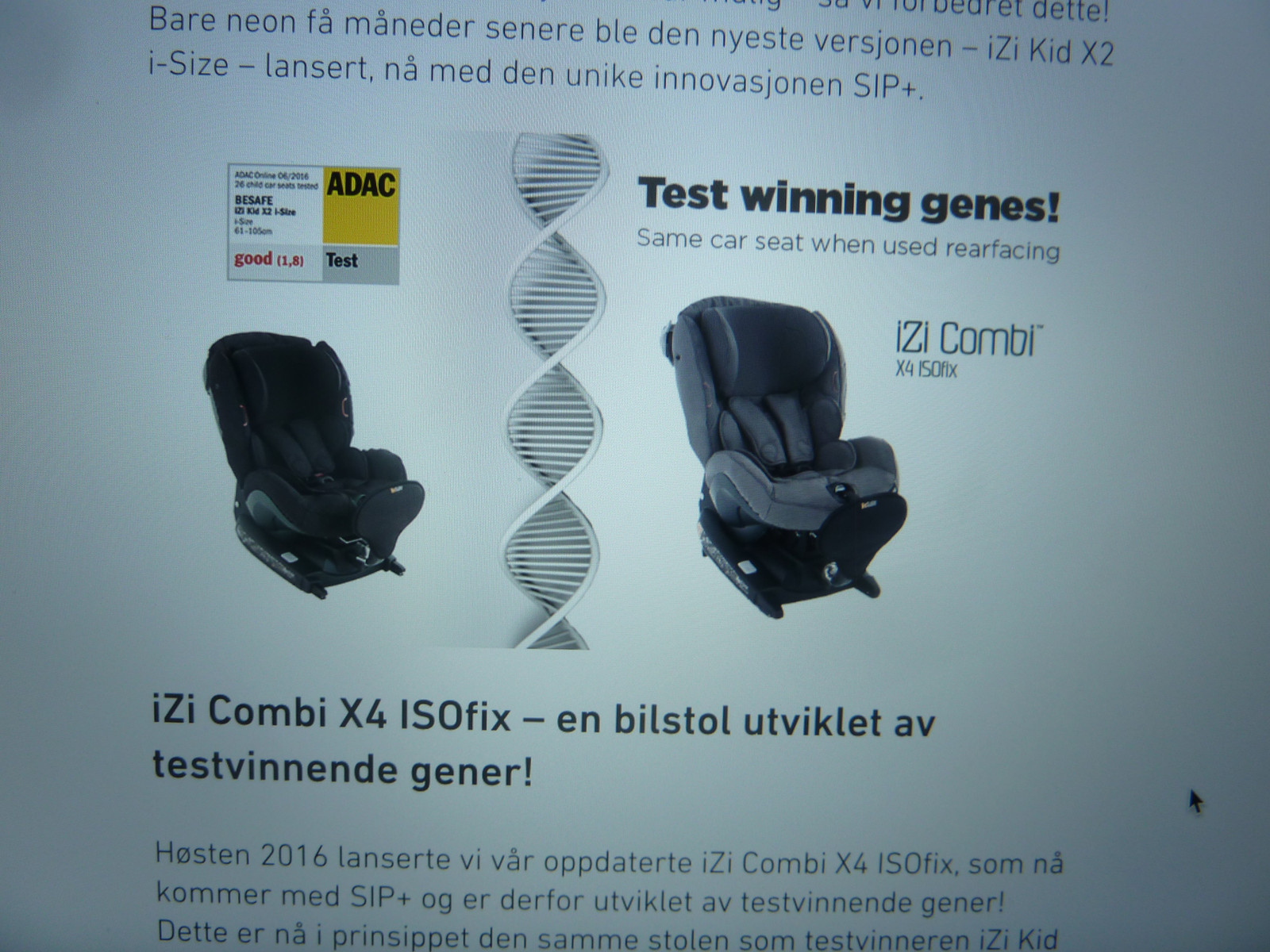 Besafe izi combi x4 adac hotsell