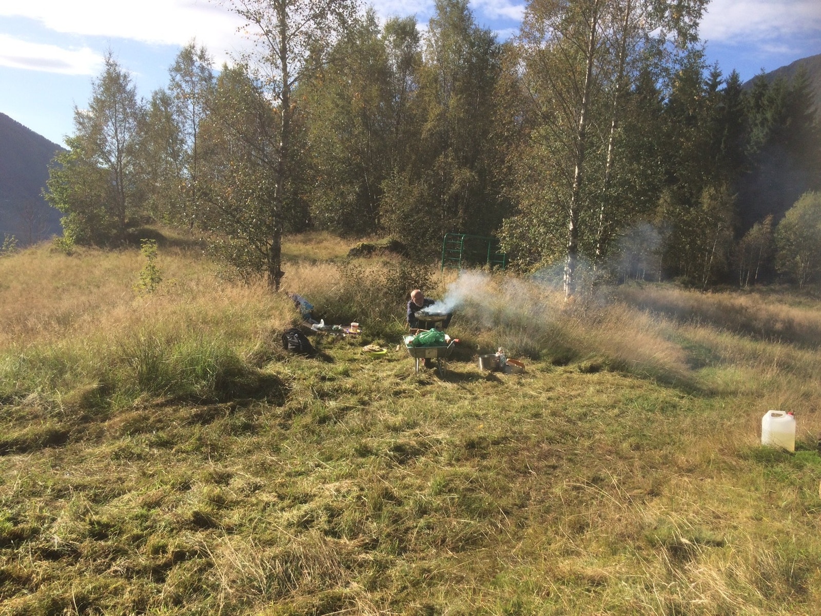 Griling på Neset. Tidlig høst Galleribilde