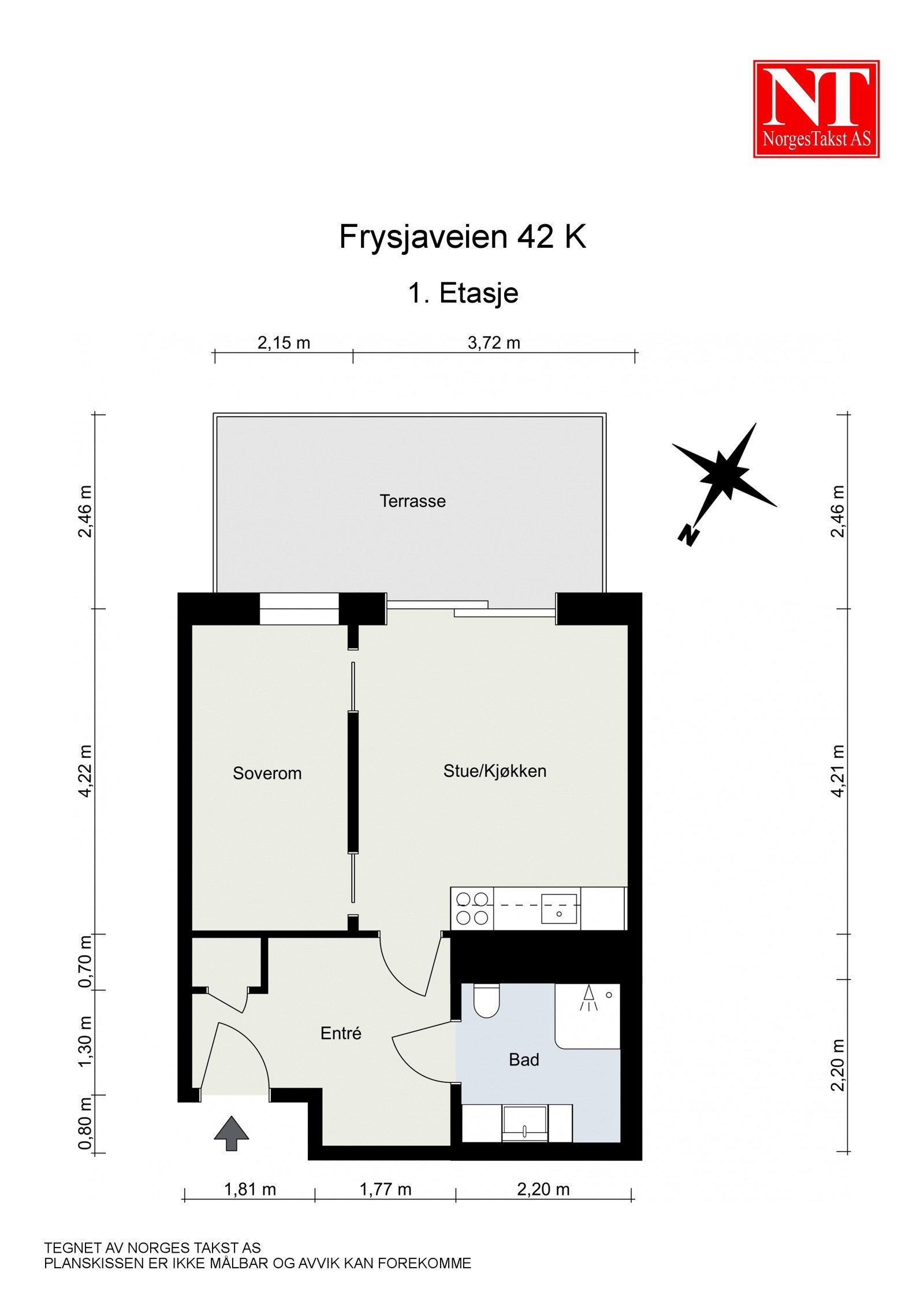 Planskisse Galleribilde