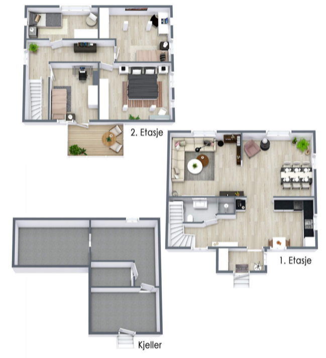 Plantegning Galleribilde