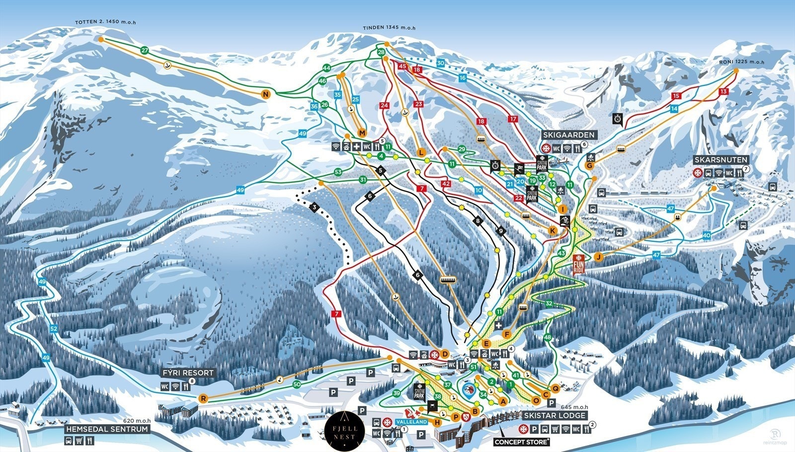 Hemsedal Skisenter Galleribilde