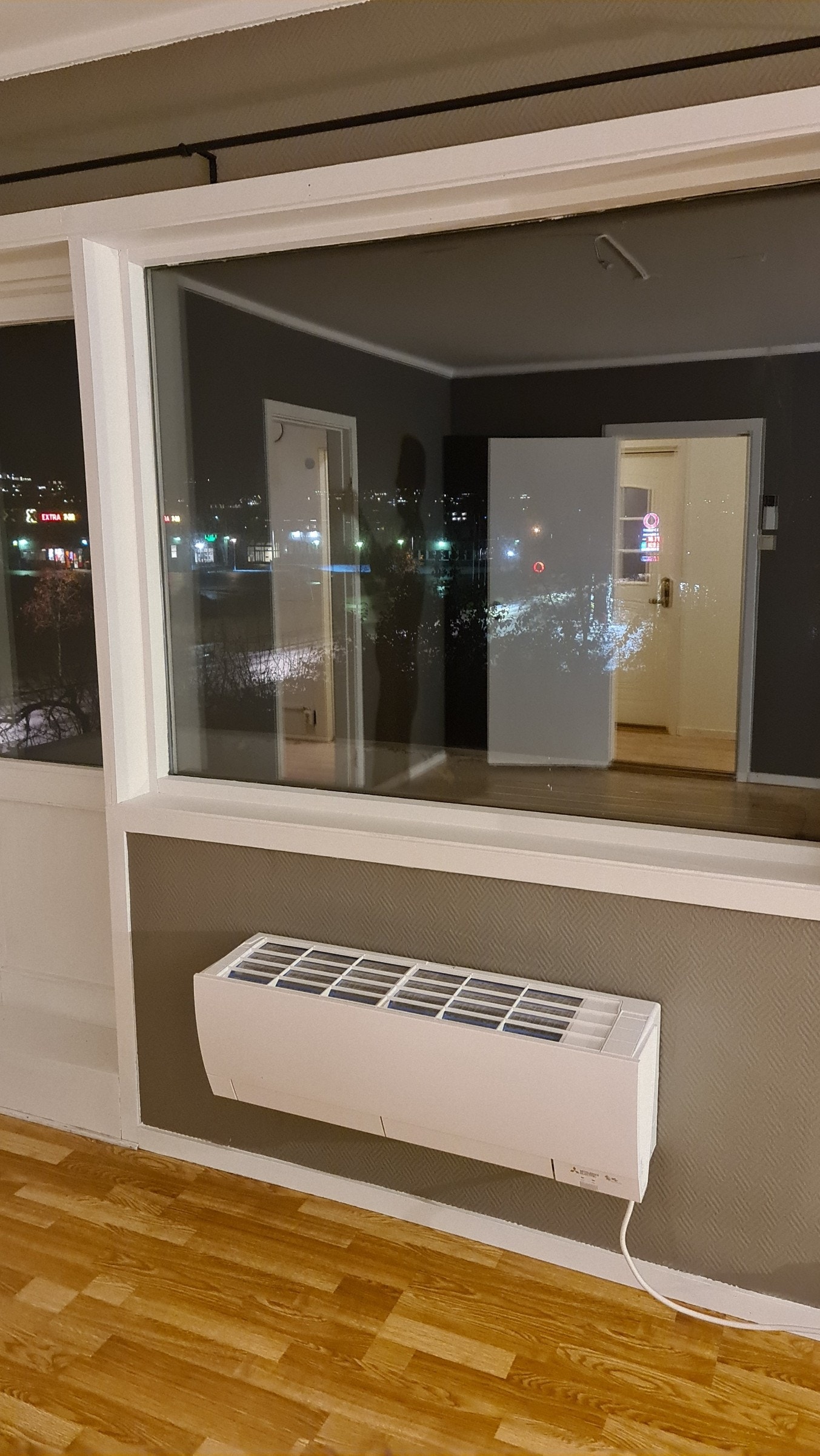 Varmepumpe på stue Galleribilde