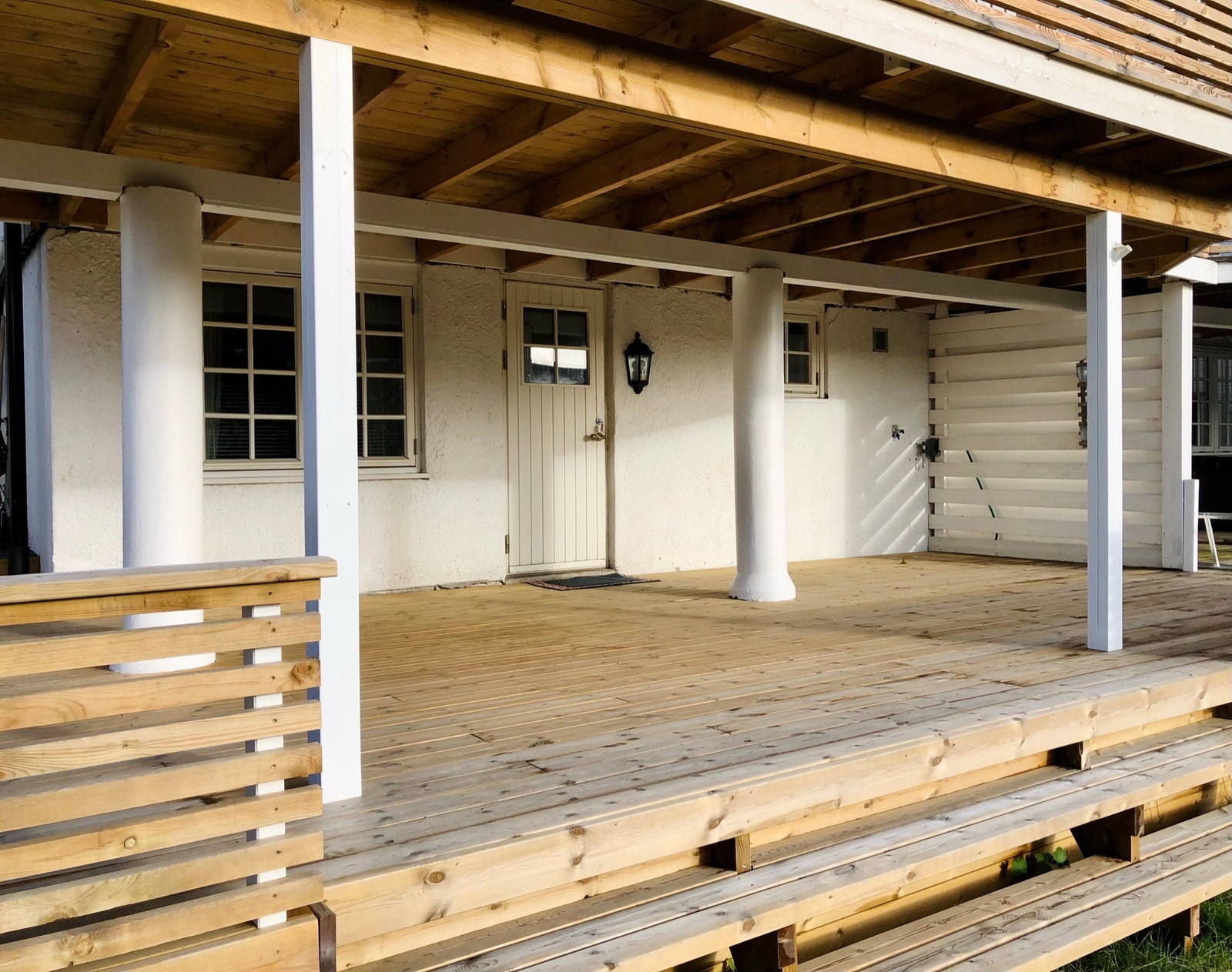 Stor terrasse Galleribilde