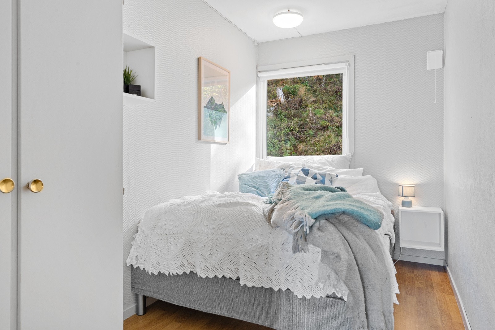 Soverom 3 er på 7 m² og kan enkelt innredes som kontor eller gjesterom Galleribilde